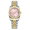 Reloj para mujer Reloj de diamantes de alta calidad de lujo Reloj de diseñador Anillo de diamantes Movimiento de cuarzo Tamaño 31 mm Cristal de zafiro Pulsera de acero inoxidable Reloj resistente al agua