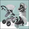 Carrinhos de bebê crianças bebês maternidade luxo carrinho de bebê highview 3 em 1 portátil carrinho de bebê conforto para entrega nascida 2021 sxudq