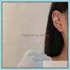 Other Earrings Jewelry Bohemian Wedding Ear Cler Hook Earring Rose Pearl Stud Women Charm Climber Ears Q598Fz Drop Dhrpm
