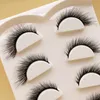 False Eyelashes 5Pairs Faux Handmade 3D Winged Natural Long Lashes Soft Cat Eye Fake Eyelash For Makeup Tool Lash ExtensionFalse2984214