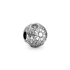 Authentic 925 Sterling Silver Beads Death Star Clip Charms Fits European Pandora Style Jewelry Bracelets & Necklace DIY Gift For Women 799513C00