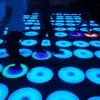 Atacado 50cm Rainbow Circle Led pista de dança com voz