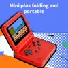 POWKIDDY v90 3-Inch IPS Screen Flip Handheld Console Dual Open System Game Console 16 Simulators Retro PS1 Kids Gift 3D New Game23273m