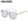 نظارات شمسية مجوهرات Ohanel Fashion Women Classic Black Luxury Grand Glasses Womens Ladies Trendy Designer Retro Shypes Heyw1576881