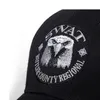 Men Men Eagle Swat Tactical Baseball Cap Army Snapback Хлопковая кость регулируем