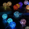 سلاسل LED FARY GARLAND BALL LIGHT LIGHT LIGHT FOR TREENT TREENT HOME INDOOR DERINGER BUTTION