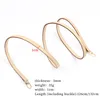 Cow Hide Leather Shoulder Bag Strap 112CM Long Crossbody Strap Women Handbag Bag Belt Accessories 220601