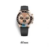 Luxury Mens mécanicale Watch Daytone Silicone STRAP RLX Style personnalisé Es Pagani Design Swiss Brand Wristwatch