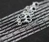 2mm Figaro Chains 925 Sterling Silver Jewelry for DIY Necklace Chain with Lobster Clasps Size 16 18 20 22 24 26 28 30 Inch