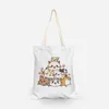 Creative Sublimation Blank Bag Polyester Impression Blanks Sacs Resuable Lavable Grocery Shopping Tote Sacs à main