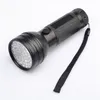 epacket 395nm 51LED紫外線紫外線懐中電灯LEDブラックライトトーチライト照明ランプアルミシェル255E