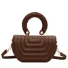 Kvällspåsar söt handväska högkvalitativ läder axel för kvinnor designer purses crossbody väska märke sadel satchel hand bagevening
