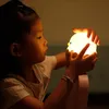 Luzes noturnas LED CRIANÇAS Toque a luz para crianças Silicone macio USB Decoração de quarto recarregável Lâmpada