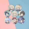 Gioco Genshin Impact Pin Badge Anime Genshin Spille sui vestiti Kokomi Raiden Hutao Ganyu Spille per zaini Decorazione Regali AA220318