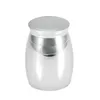 Crematie urn ketting op maat gegraveerd roestvrij staal met blanco patroon zilveren pot herenhoogte Humanpet Ashes297W4440504