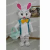 Costume de mascotte de lapin de Pâques de haute qualité dessin animé en peluche Anime thème personnage de noël carnaval adultes fête d'anniversaire tenue fantaisie