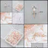 Składanie dostaw produktów Office Business Industrial 100pcs/Set Plastic Transparent Rose Gold Push Push Pins Di Di