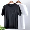 Herren T-Shirts Einzigartiges Design Kurzarm Sommer Herren T-Shirt Marke Mode Bequeme Hemden für O-Ausschnitt Schwarz T-Shirt Herren CamisetaMen's Mi