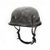 Мотоциклетные шлемы Dot Vintage German Style Open Face Late Helme Helme Cap Unisex Retro Motorbik