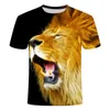 T-shirt da uomo T-shirt da uomo 3D Orangutan T-shirt 2022 Moda uomo e donna Stampa animalier Scimmia divertente Top estivo manica corta S-5XL