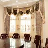 Cortinas Estilo europeo 4D Productos de alta precisión Cortinas personalizadas para sala de estar Comedor Dormitorio Villa Jacquard de lujo