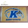 NCAA KENT الدولة الذهبي الهبات العلم 3 * 5ft (90 سنتيمتر * 150 سنتيمتر) أعلام البوليستر راية الديكور تحلق منزل حديقة الهدايا الاحتفالية