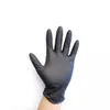 Nitril wegwerphandschoenen zwarte handschoenhandschoenen industrieel poedervrije latex gratis PPE -tuin