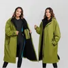 Wodoodporne surfowanie Zmiana szaty zewnętrznej wełniana kurtka z kapturem płaszcz z kapturem basen na plaży podszewki ANORAK Rain Coat unisex 2207072667831