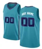 Imprimé Charlotte Custom DIY Design Basketball Maillots Personnalisation Uniformes d'équipe Imprimer Personnalisé n'importe quel Nom Numéro Hommes Femmes Enfants Jeunes Bleu Jersey