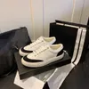 2022 Luksusowe designerskie kobiety Sneaker Canvas Casual Buty powietrzne bawełniane sznurkowe patchworkowe gumowe buty