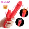 1pc réchauffement étirement vibrateur pour femmes 10 Mode Clitoris langue stimulateur réalité gode vibrateurs femme sexy jouets adultes