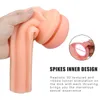 Big Male Masturbation Cup Penis Pump Sex Machine Erotic Sexy Flashlight Shape Vagina Real Pussy Sex Toys For Men Aircraft Cup 220531