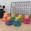 1Pcs Kids Ocean Life octopus Stacking Cups Bath Toy Children Play Educational Cute Cartoon Bathroom Kids Beach Bath Toys 220531