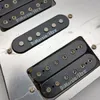 Sällsynt multifunktionsomkopplare HSH PickGuard Black DiMarzio Alnico Pickups 7 Way Switch Set för Ibanez Electric Guitar
