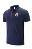 GNK Dinamo Zagreb Polo Leisure-skjortor för män och kvinnor på sommaren andningsbar torrisnät Tyg Sport-T-shirt-logotyp kan anpassas