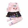 Clothing Sets Autumn Girls Butterfly Dress Pants 2 Pcs Baby Clothes Cotton Suits For Kids Children ClothingClothing