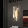 Criativo design quarto parede luz lustre ouro led bedsid casa decoração luzes luminária pendurado lâmpada interior parede sconce