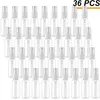 36 Pcs 30 Ml / 1 Oz Mini Fine Brume Vaporisateur Bouteilles Portable Rechargeable Petit Vide En Plastique Transparent Voyage Parfum Cosmétiques Conteneurs 220711