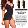 Sexy Butt Lifter Shapewear Taille Haute Entraîneur Minceur Ventre Contrôle Culotte Corps Shaper Panty Ceinture Fermeture À Glissière Sous-Vêtements Correctifs L220802