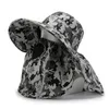 Nieuwe Men Vrouwen Zomer opvouwbaar gezicht Guard Visser Outdoor Sport Vissen Zon Hoed Wijd rand UV Zonnebrandcrème Camouflage Sjawl Cap