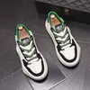 Primavera e verão homens mocassins sapatos palhaço respirável luxury designer sapatilhas que combinam skate de fundo grosso sneakers tendências Zapatillas de hombre