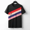 Summer Mens Designer Luxury T Shirts Womens Classic Broken Letter Rainbow Paris Brodery Print Shirt Shirt Cotton T-Shirt Casual Tshirt Topps Tee B4
