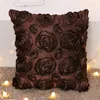 40x40cm Rose Flower Style Hotel Soft Cushion Cover kussensloop kussensloop zonder inzetstuk