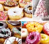 110V 220V Stainless Steel Doughnuts Food Processing Equipment Maker Machine Automatic Donut Waffle Doughnut Cake Fryer machine