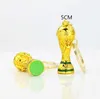 European Golden Resin Football Trophy Gift World Soccer Trophies Mascot Home Office Decoration Crafts
