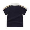 Baby Jungen Mädchen T-shirts Sommer Kinder Kurzarm T-shirt Umlegekragen Kinder Baumwollhemd Kind Tops T-shirts 1-6 Jahre