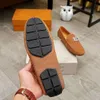 Monte Carlo Moccasin Slip-on Resplesers Designer Men Dress Shoes with Damier Pattern S-Lock Buckle Lurexury Shoe