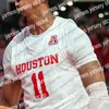 Баскетбол в колледже носит Custom Houston Cougars 2021 Баскетбол 24 Quentin Grimes 0 Marcus Sasser 2 Caleb Mills 12 Tramon Mark NCAA Мужские молодые малышки S-4XL