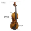 Ny stil Plastisk antikspecifikation 4/4 Violin Finely Polished Material Högkvalitativ nybörjare Professional Antik med låda