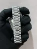 Дизайнерские часы роскошной продажа Limited Full Diamond Moissanite Diamond Watch Ban Ban Diamond Test Sapphire Glass Оригинальная коробка и бумага